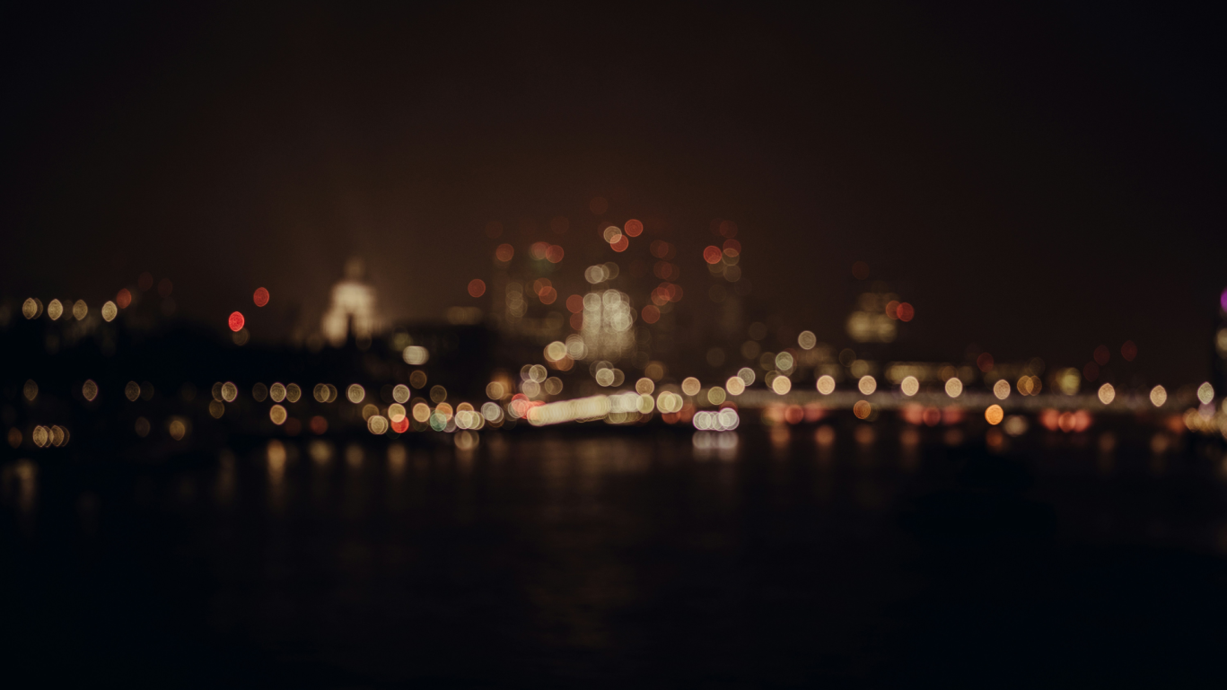 London at night
